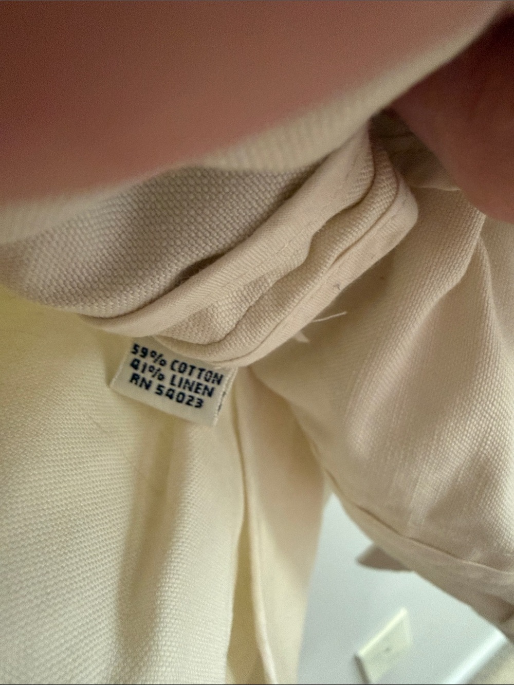 Women's Cream Button-Front Jacket - Picture 2 of 5